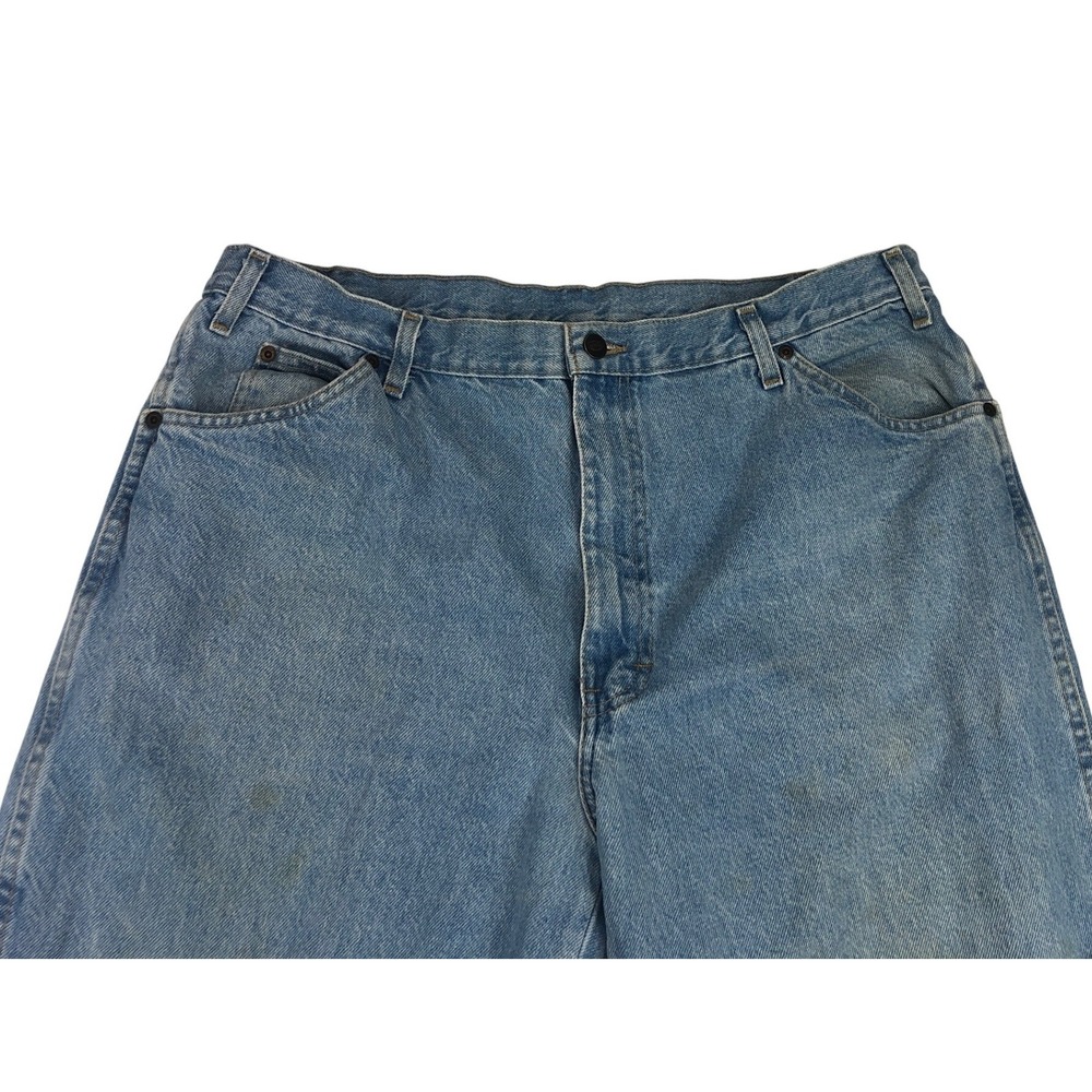 Dickies Men's Jeans Light Wash 40x32 Relaxed Fit Blue Denim Outdoor Workwear - Picture 5 of 10